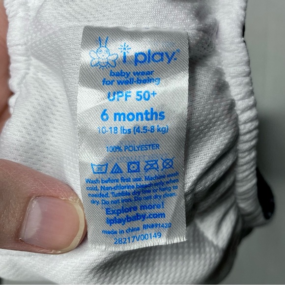 Iplay Reusable Swim Diaper Nautical Sailboat Lighthouse UPF 50+ Size 6M 10-18lbs - Picture 4 of 4